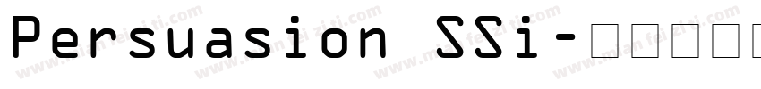 Persuasion SSi字体转换